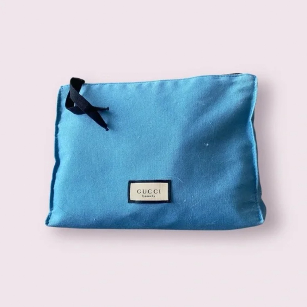 Gucci Beauty Blue Toiletry Pouch